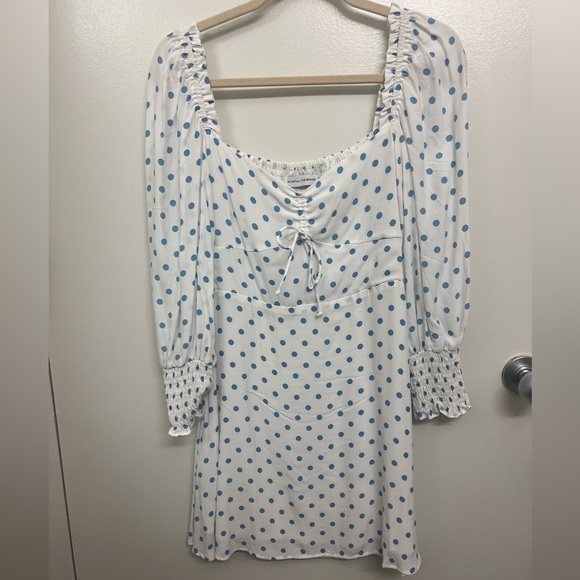 Faithfull the Brand Maurice Dot Mini Dress - Size Small - Picture 2 of 5
